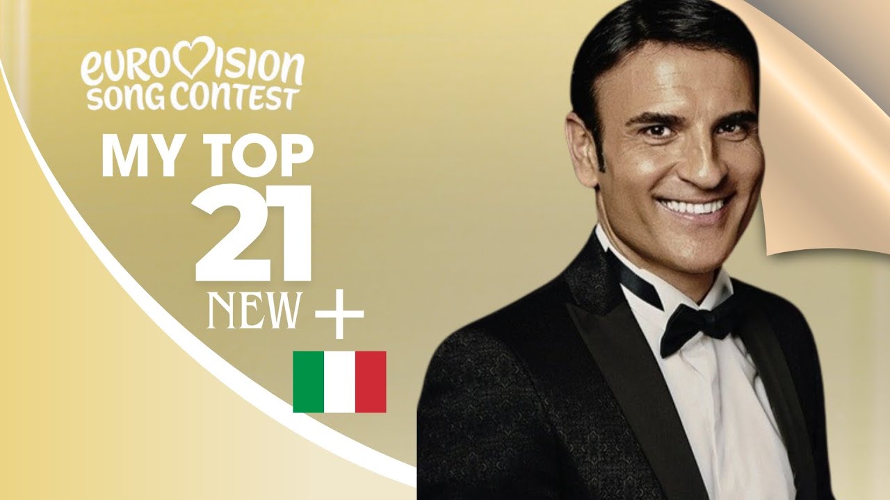 My top 21 eurovision 2026 (with comments and ratings) NEW: 🇮🇹