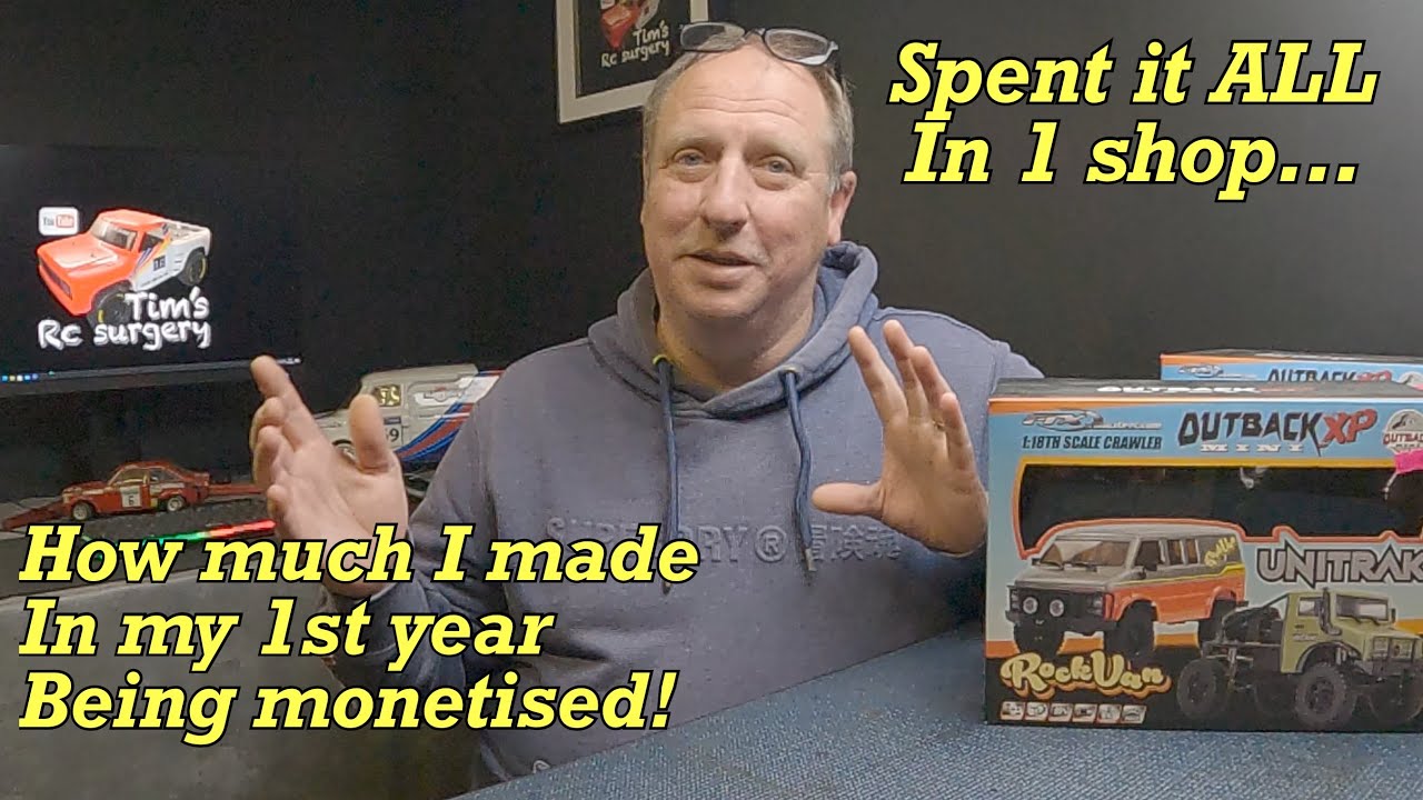 How much money? 1st year being monetised! Spent it ALL in 1 shop.. + FTX Rock van and Unitrak review