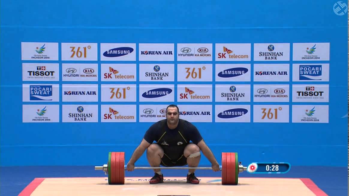 Behdad Salimi 200kg snatch @ Asian Games