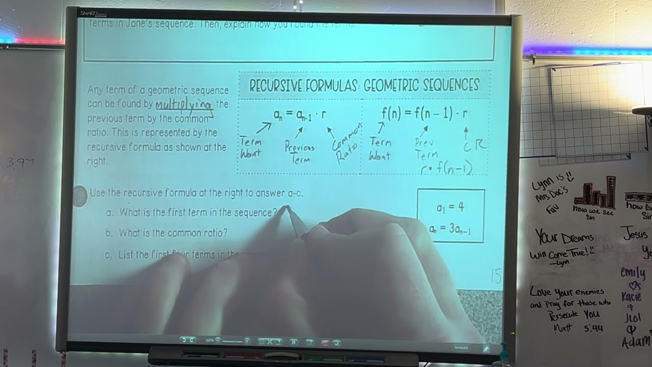 11-3 Intro to Geometric Sequences Part 2