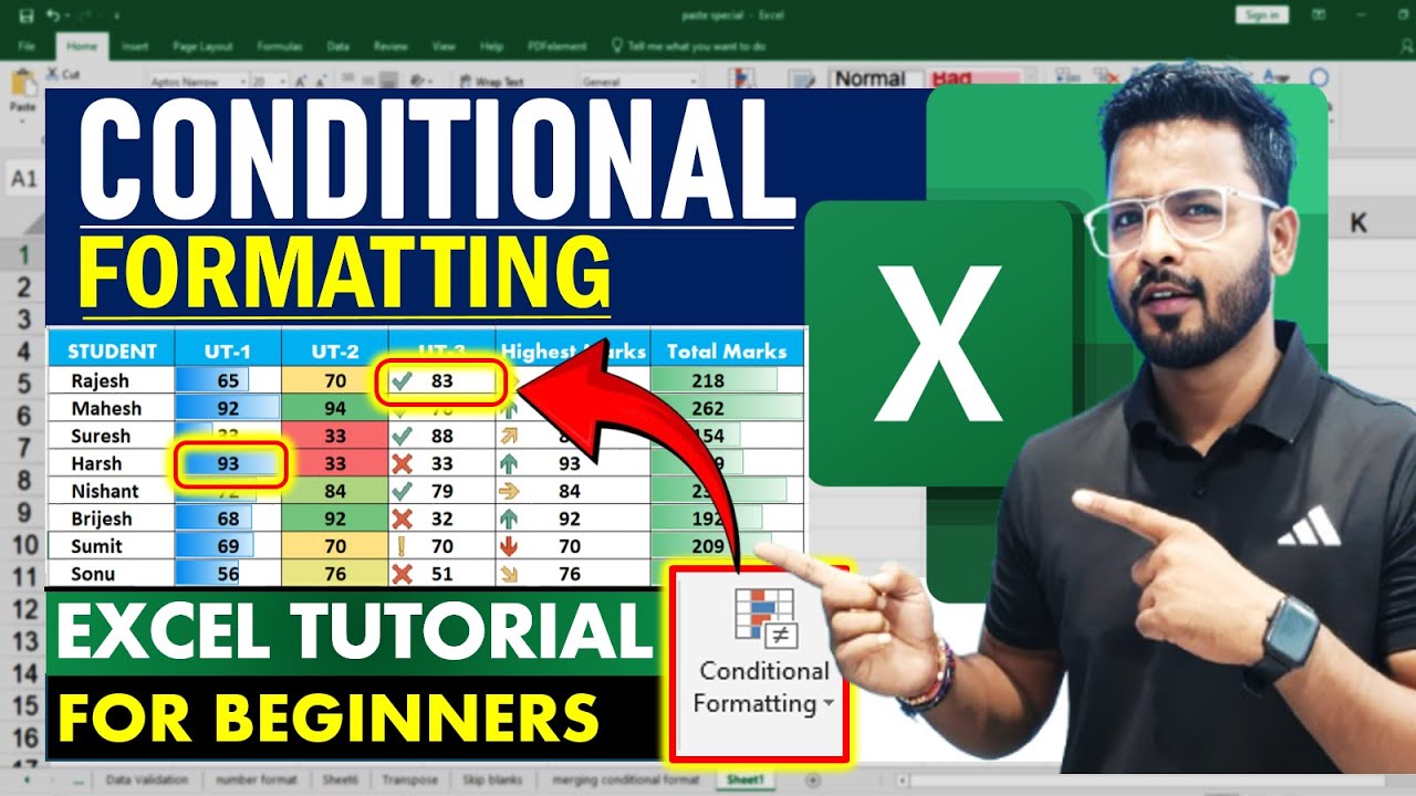 Excel Tutorial : Conditional Formatting in Excel | Microsoft Excel
