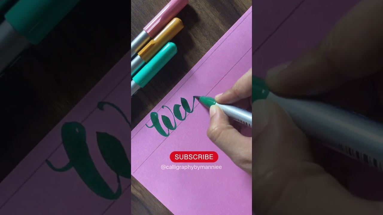 BEST way to write your name 🔥❤️|Wasim|#calligraphy#shortvideo #viral