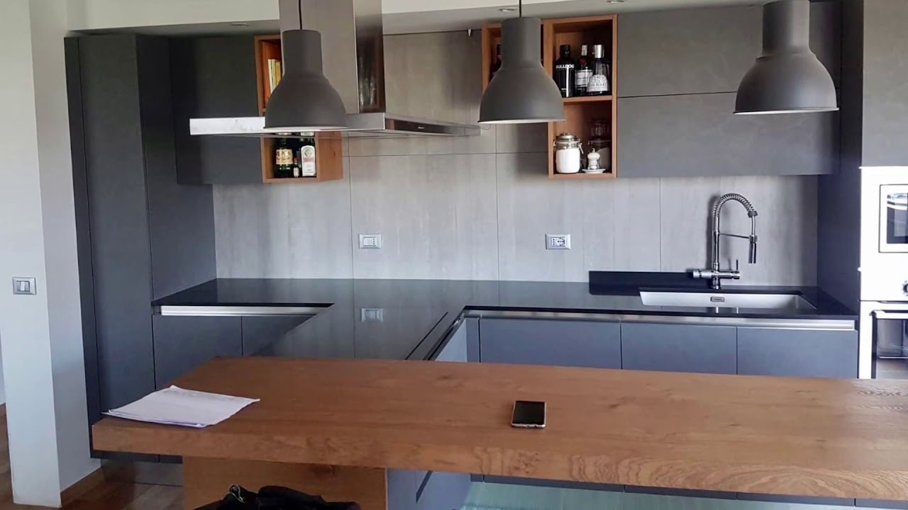 Handleless kitchen with new design | italian made |🇮🇹