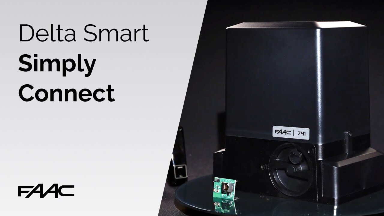 DELTA SMART SIMPLY CONNECT – zestawy z napędami FAAC nowej generacji 740 C i 741 C