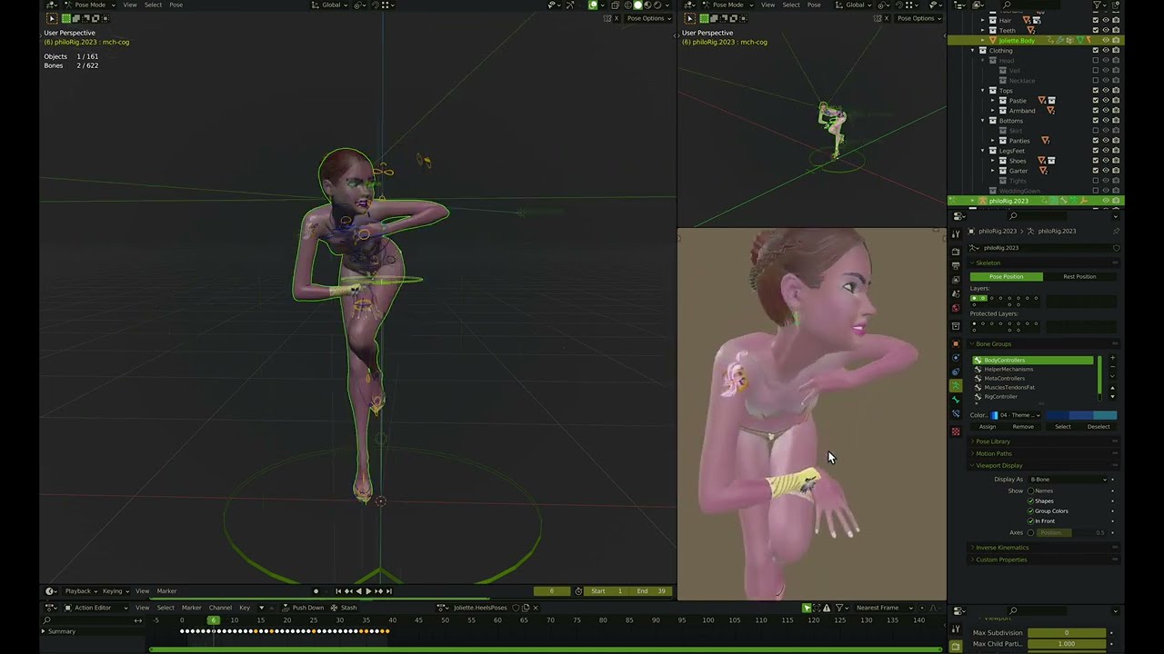 Blender Space Switching Practical Example