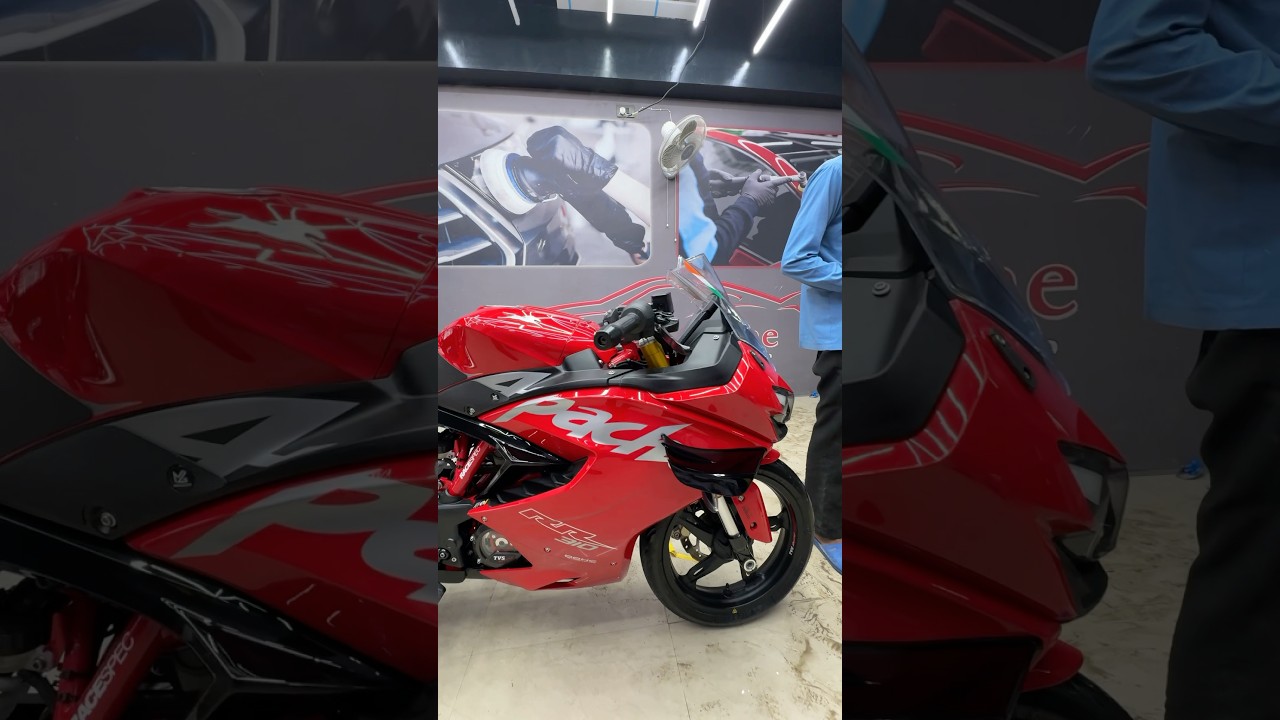 Apache RR 310 After Ceramic Coating🔥#motorcycle