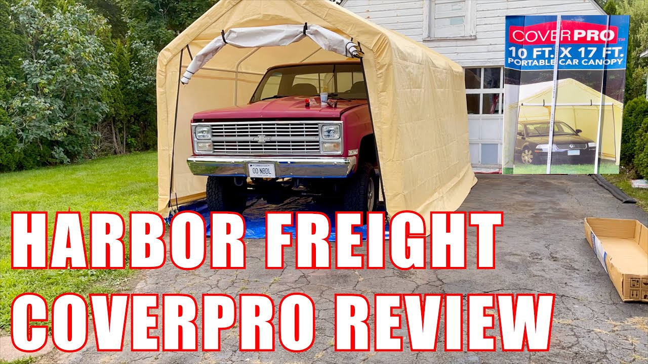 Protect Your Vehicle with Harbor Freight's Coverpro Car Canopy