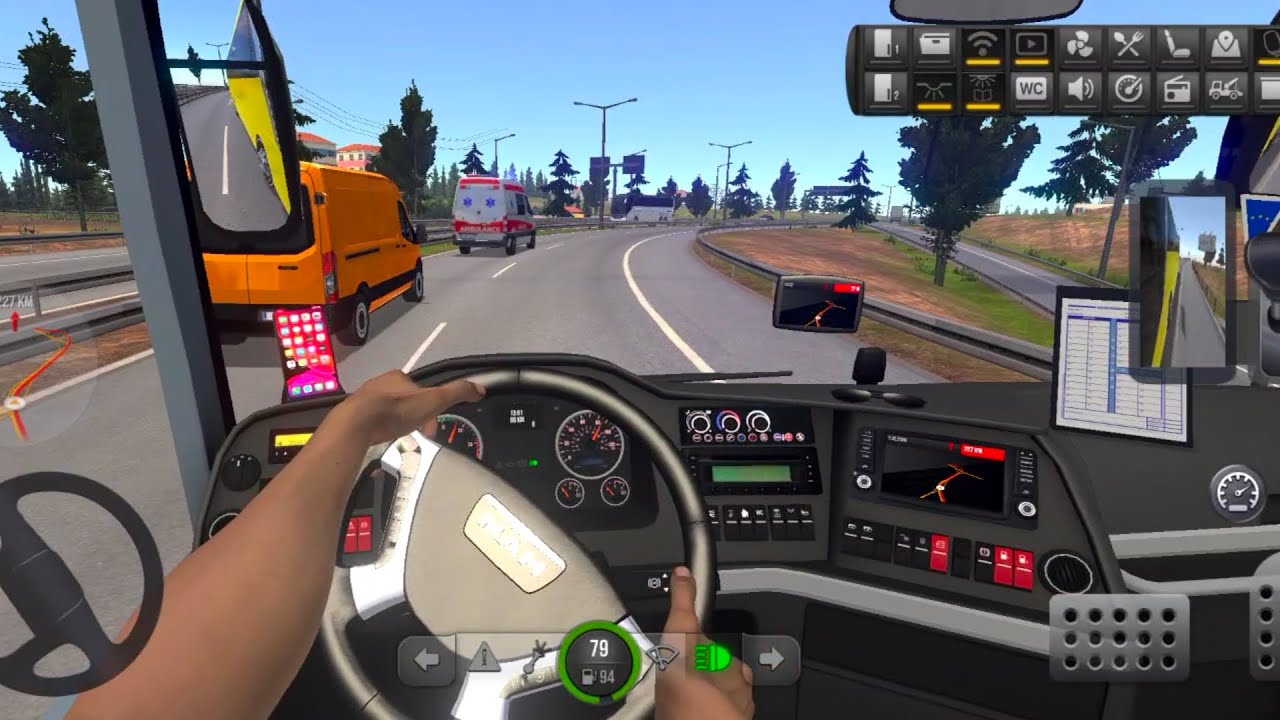 Bus Simulator.  : Ultimate  lion 🦁 coach  bus  | zuuks. | gameplay @arkatgames 