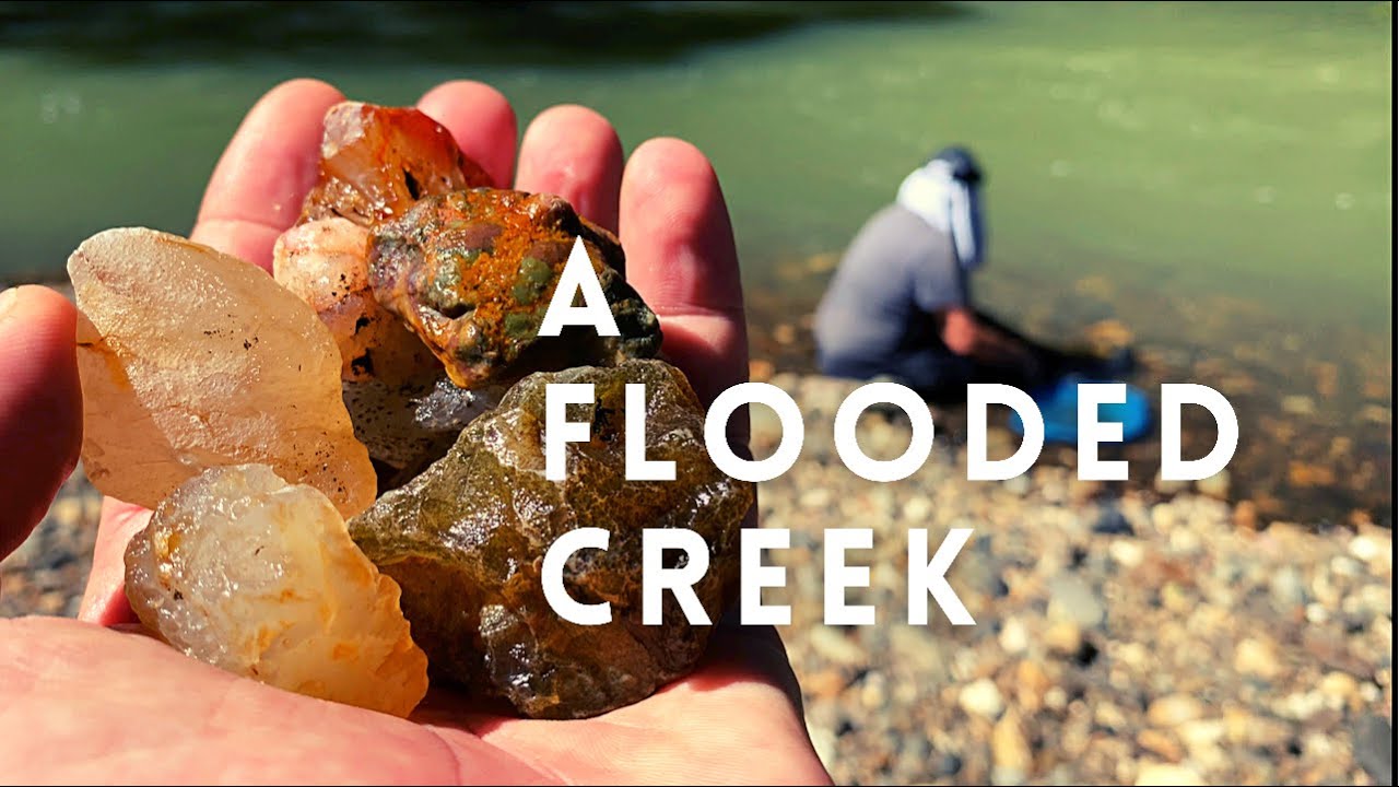 A Rock Hunt In Flooded Creeks