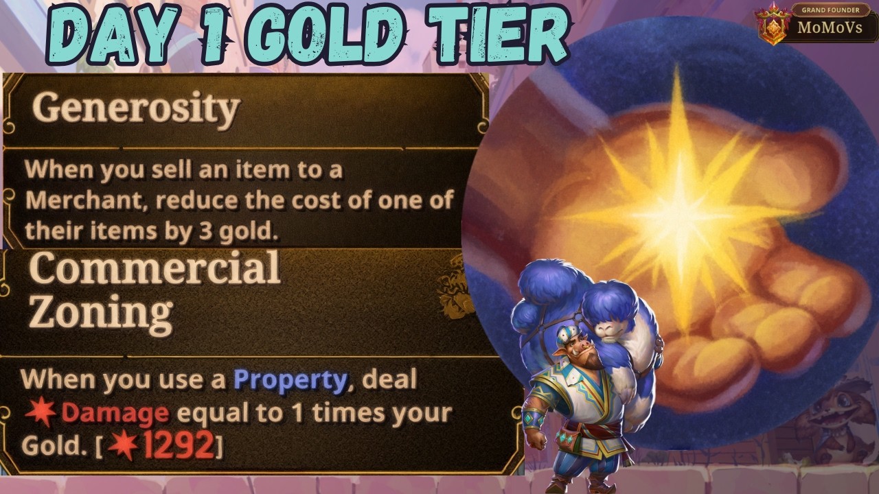 DAY 1 GOLD Generosity Gaming! Absolutely BUSTED! MoMoVs The Bazaar!