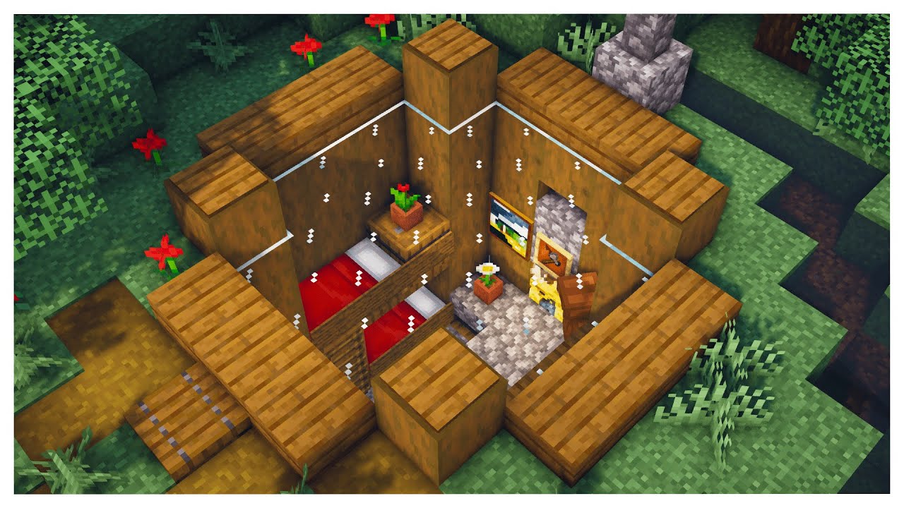 Minecraft: How To Build A Day 1 Starter Base Tutorial