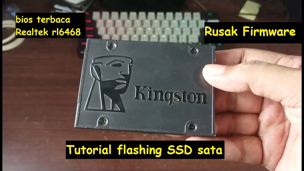 Memperbaiki SSD Kingstone Yang Rusak Firmware. Masih Terbaca Di Device Manager Dan Di BIOS