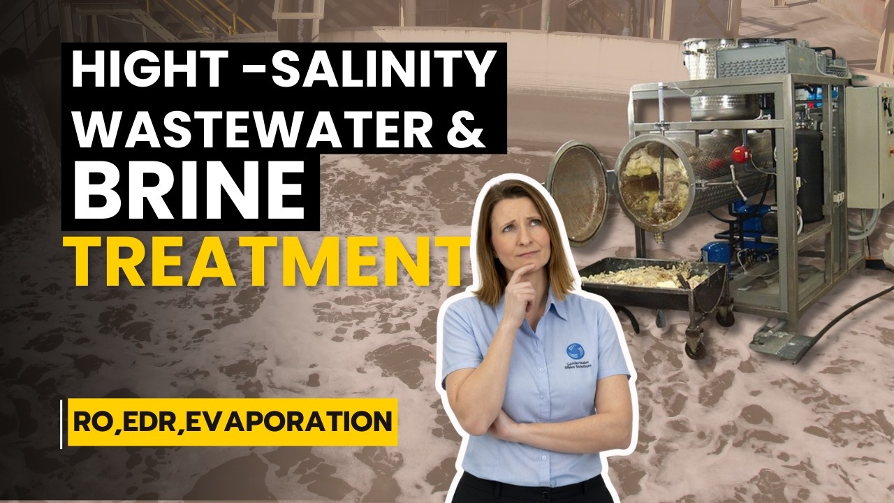 High-salinity brine wastewater treatment technologies: RO, EDR, Evaporation & Crystallization