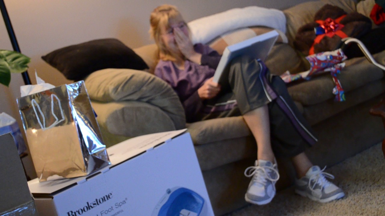 Mom finds out she's going to be a grandma..FINALLY!! (Sorry for the bad sound)