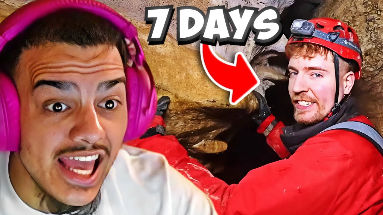 MrBeast Got Stranded In A Cave For 7 Days..