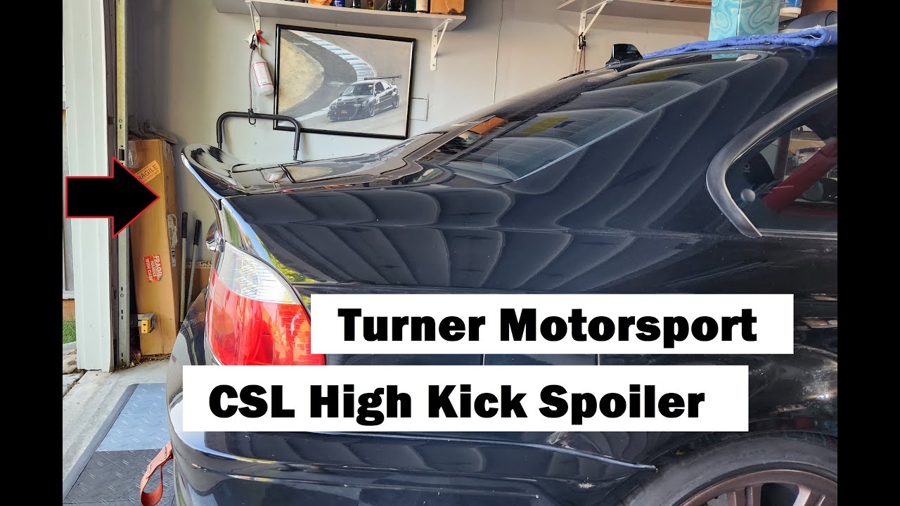 BMW E46 M3 - Turner Motorsport High Kick Rear Spoiler