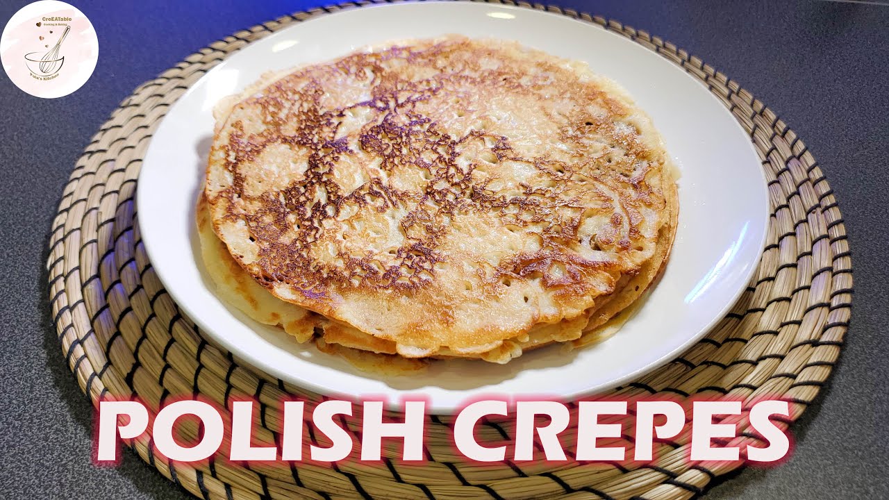 How to make Crepes |  Easy Crepe Recipe | Jak zrobić naleśniki? | CreEATable Pola's Kitchen