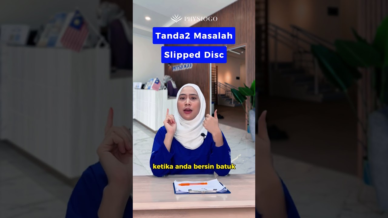 Ini tanda-tanda anda mungkin ada masalah SLIPPED DISC! [PART 1]
