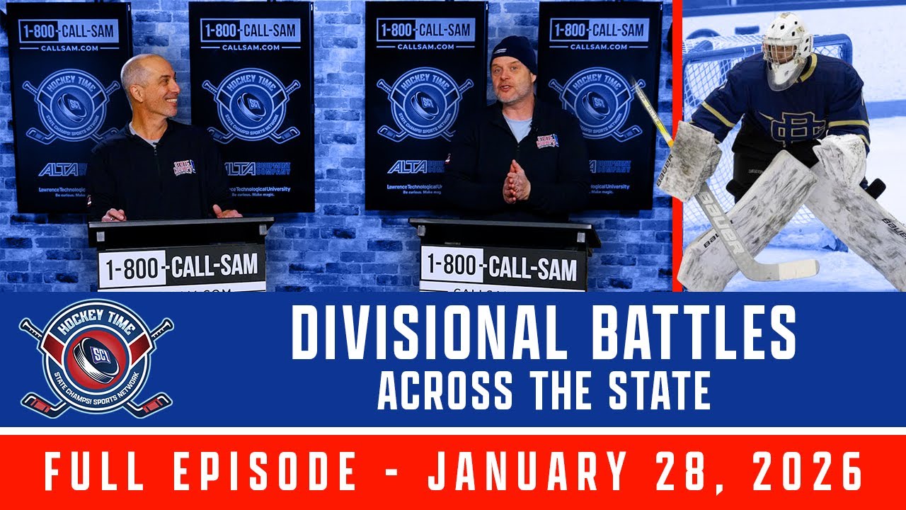 Divisional Battles Across The State | State Champs Hockey Time | January 28, 2016