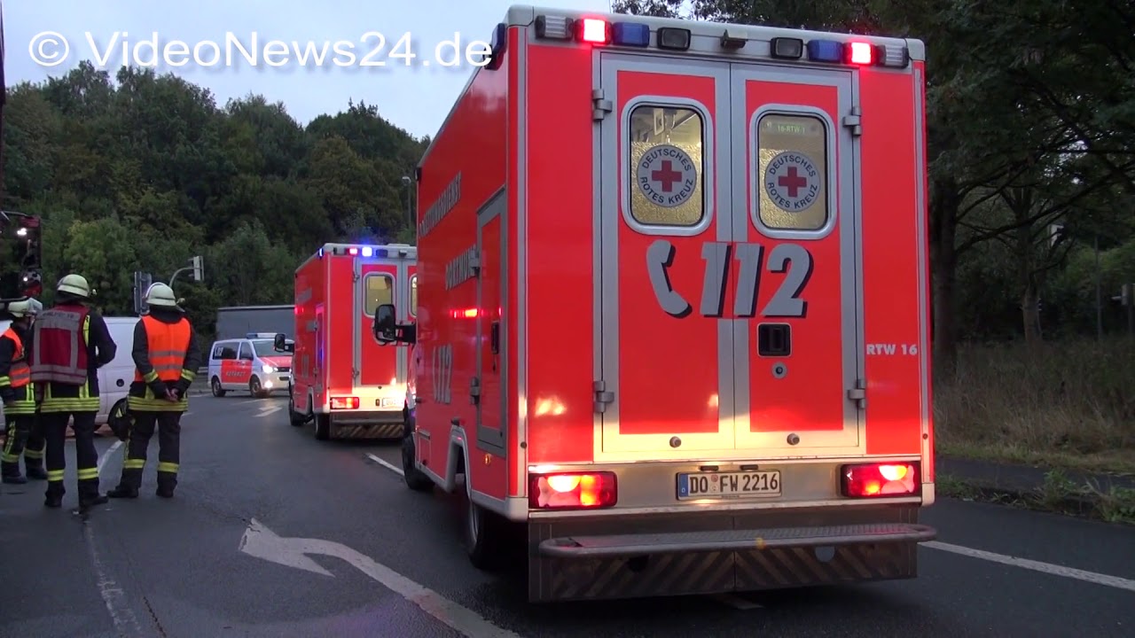 12.10.2016 - VN24 - Frontalzusammenstoß in Dortmund-Derne - drei in Krankenhäusern