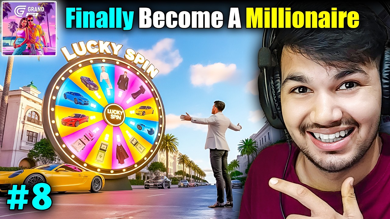 Zero to Millionaire in Just 15+ Spins || Grand Mobile RP Life Simulator Gameplay