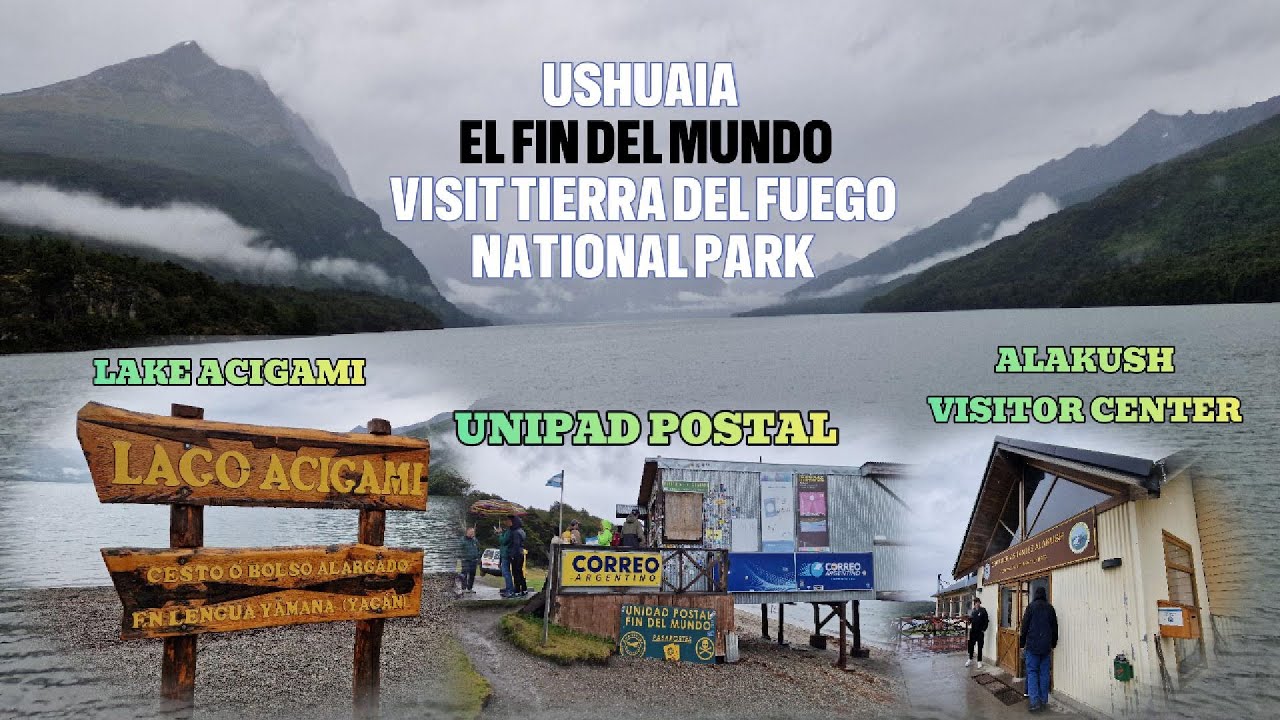 [4K] Visit Tierra del Fuego National Park - Unidad Postal, Lago Acigami in Ushuaia, Argentina.