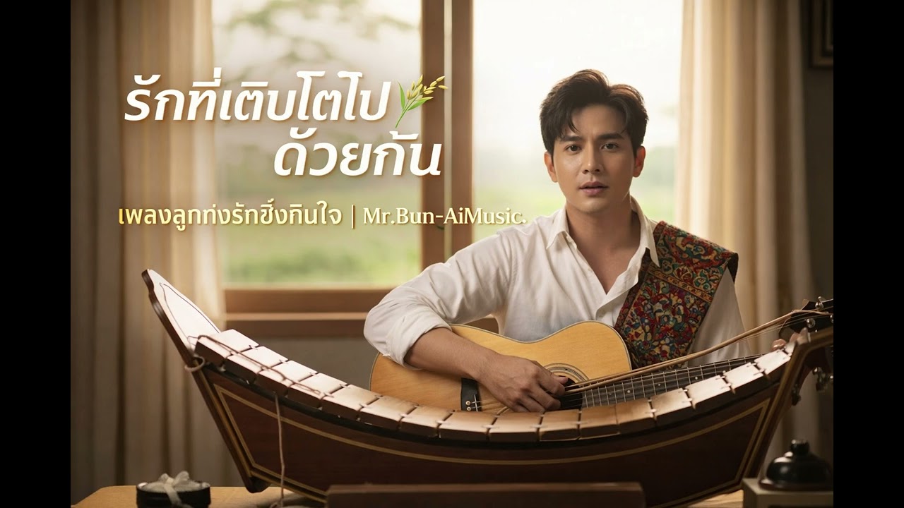 รักที่เติบโตไปด้วยกัน 🌾 | Thai Luk-Thung Love Song | เพลงลูกทุ่งผู้ชายเพราะๆ | Mr.Bun-AiMusic