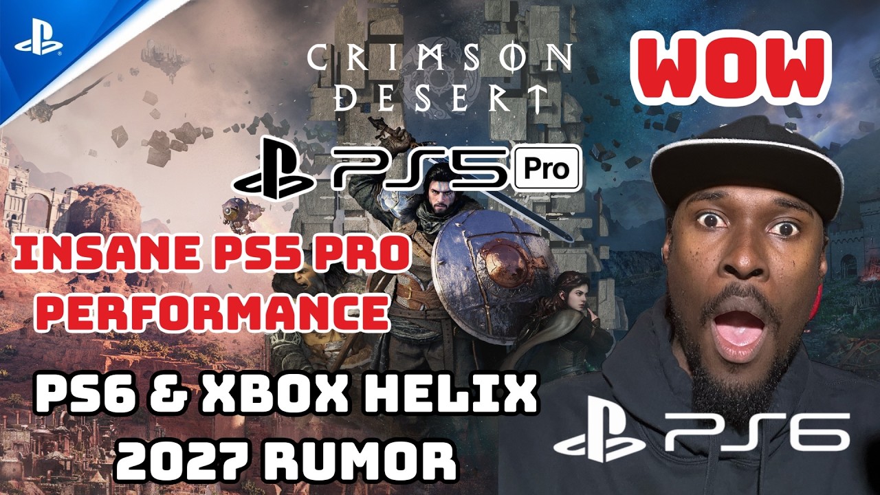 PS5 Pro Crimson Desert Gameplay Insane Performance - PS6 & Xbox Helix 2027 Rumor - FSR Diamond
