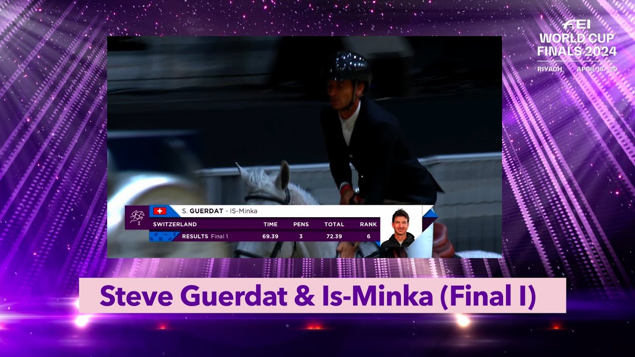 FEI Jumping World Cup 2024 - Final I - Steve Guerdat & Is-Minka