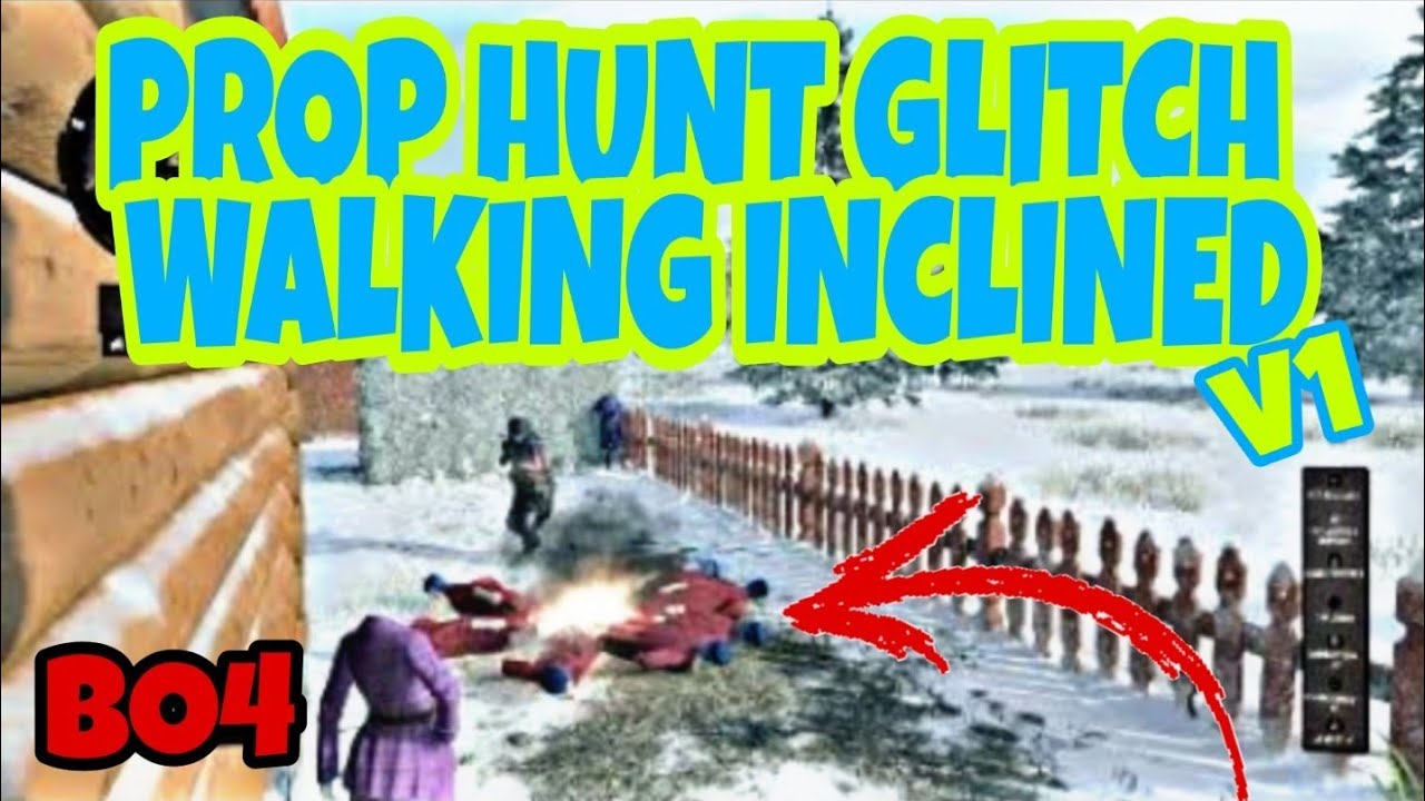 COD BO4 : 2025 ! PROP HUNT SLOPE GLITCH - HOW TO DO THE SLOPE GLITCH