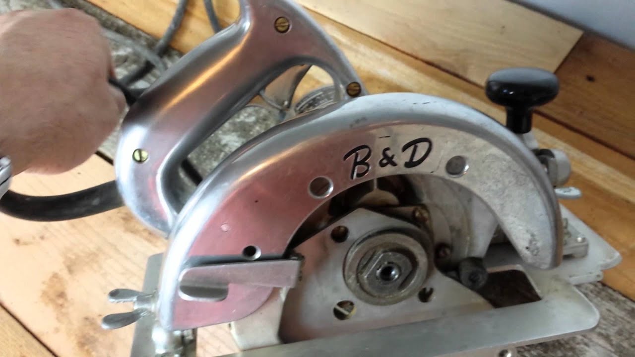 VTG 1950s Black & Decker Cat. No. 70 Circular Saw