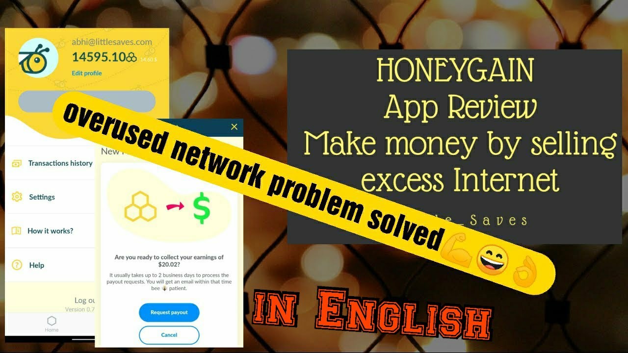 NETWORK OVERUSED | HOW TO SOLVE NETWORK OVERUSED PROBLEM IN HONEY GAIN APP | english | honey gain |