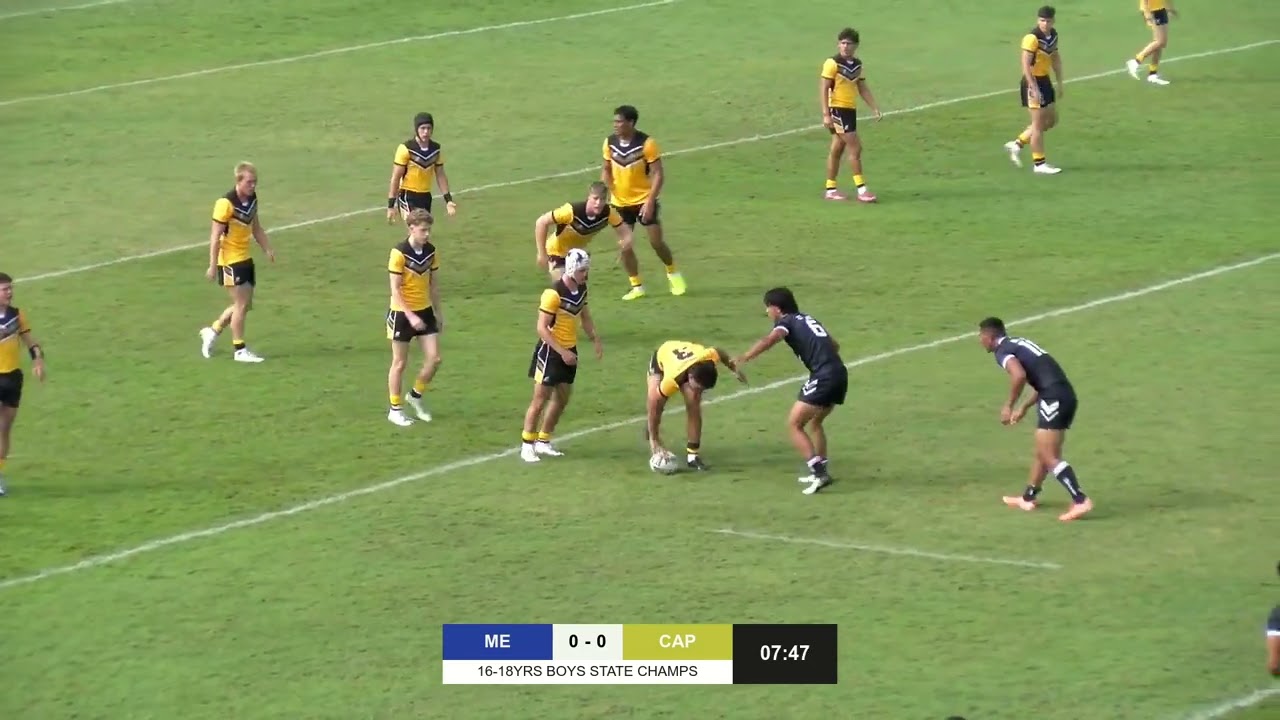 Game 01 Met East V Capricornia 16 - 18 Yrs