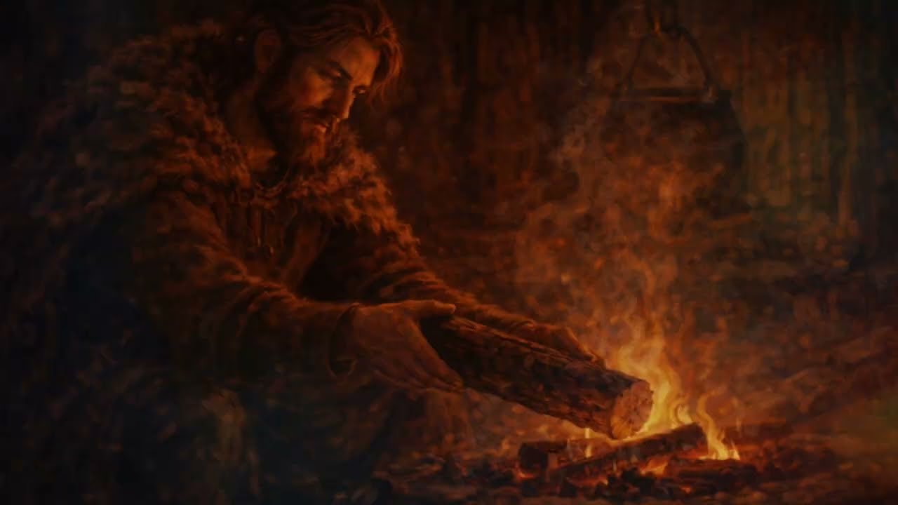 Life Inside a Viking Longhouse During a Harsh Winter | Boring History for Sleep
