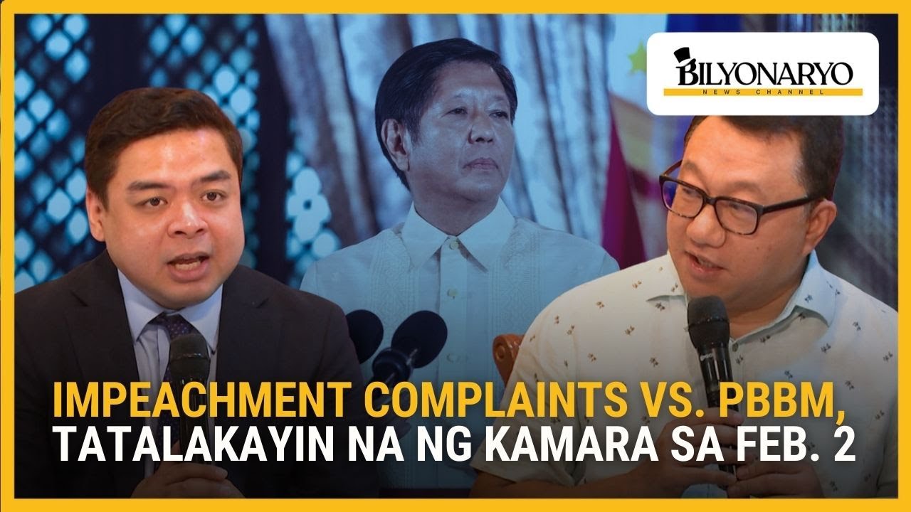 Kamara tatalakayin sa Feb. 2 ang 2 impeachment complaint laban kay Pangulong Marcos | Agenda Weekend