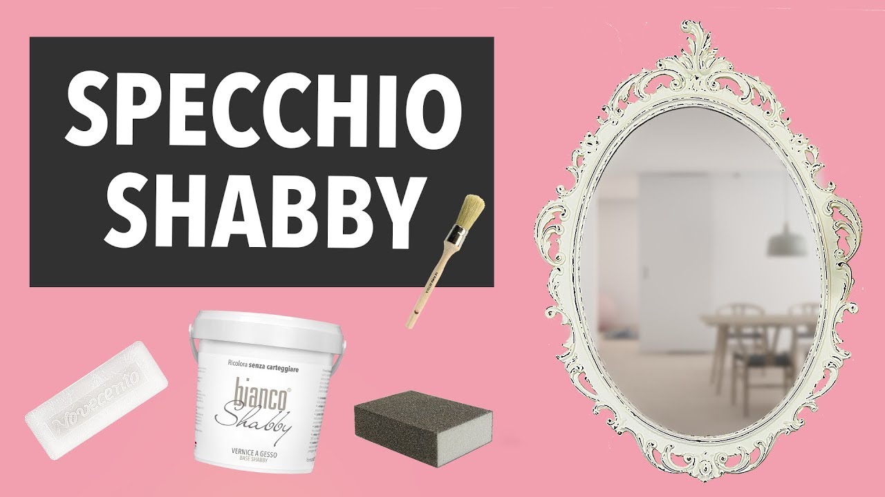 Trasformare una cornice dorata Shabby Chic facile