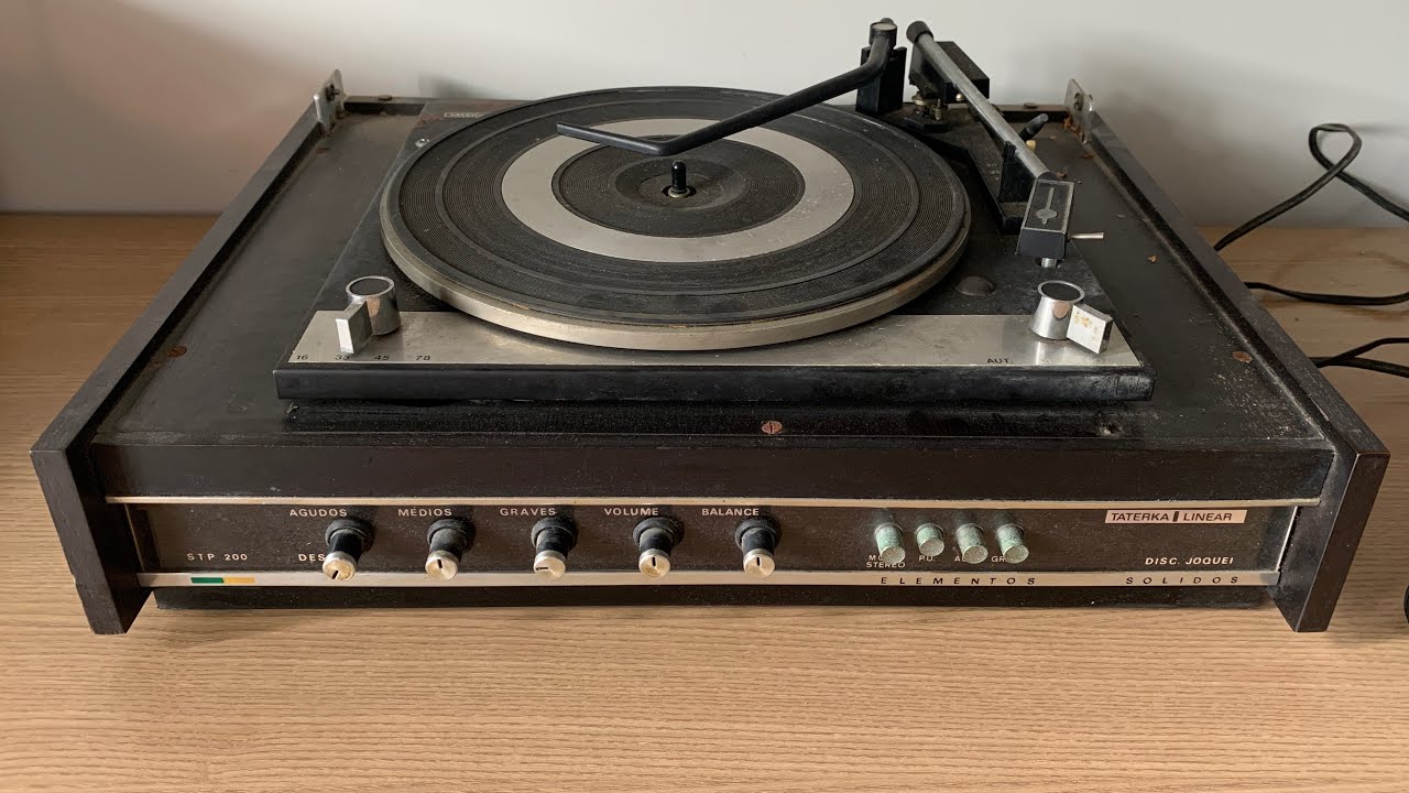 Conserto - Vitrola Taterka Linear STP 200 (anos 70)