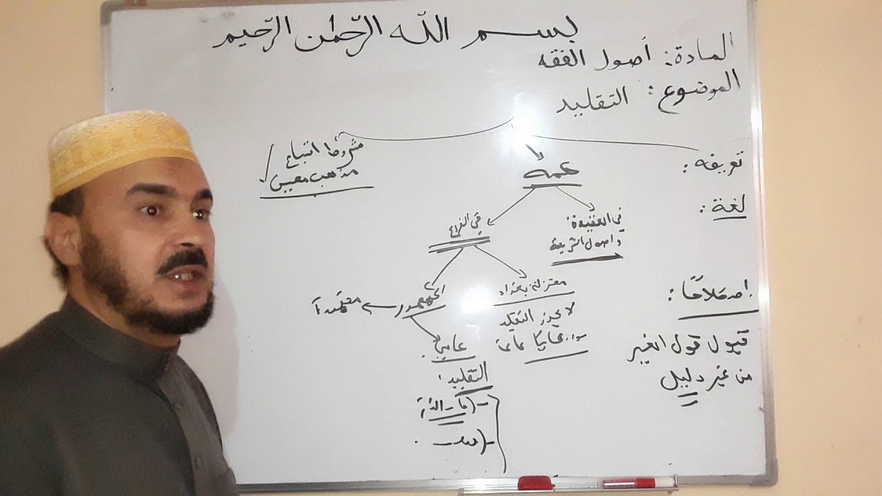 اصول الفقه الدرس 7 التقليد امام مدرس 1