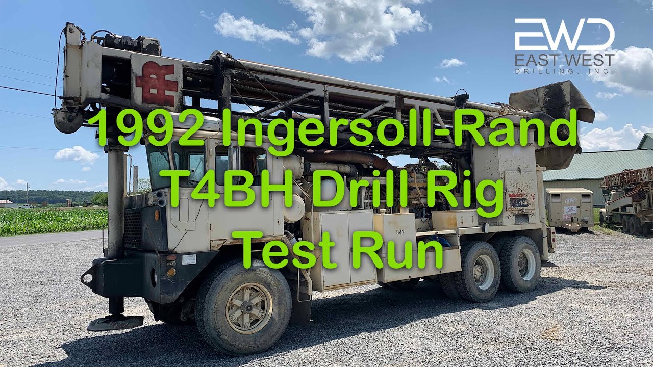 1992 Ingersoll-Rand T4BH Drill Rig Test Run