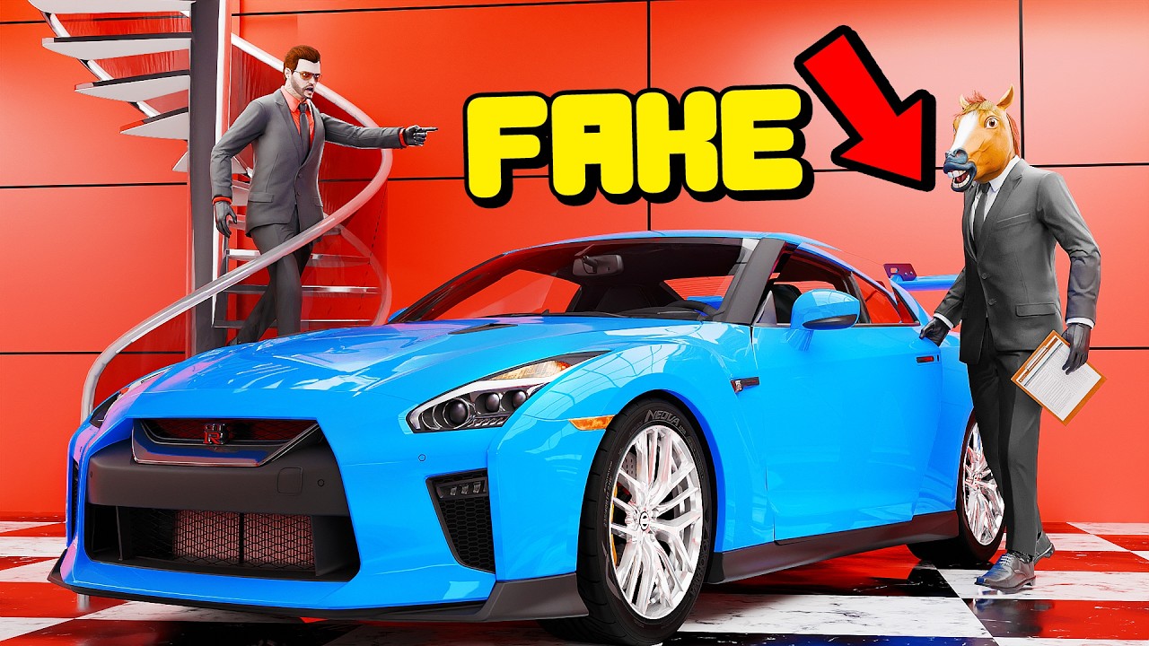 Fake Dealership Employee Steals Cars In GTA 5 RP