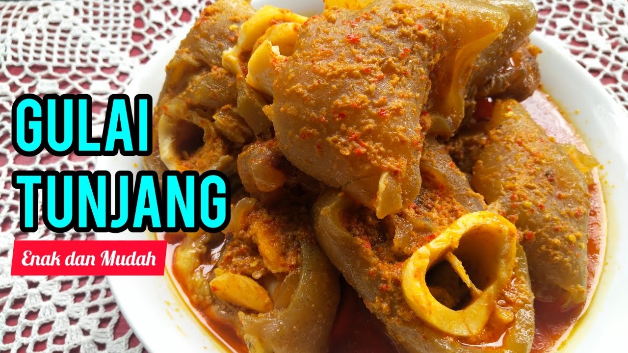 Resep Gulai Tunjang Enak dan Mudah