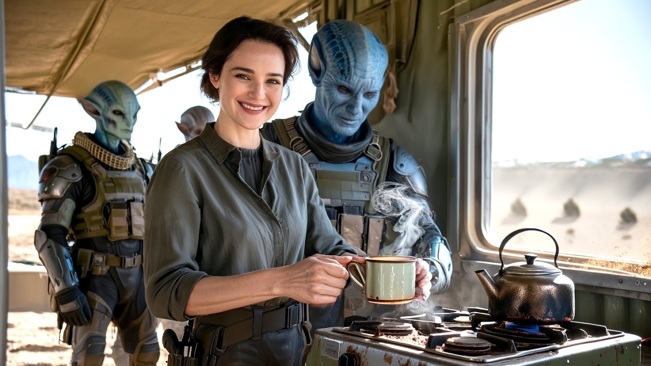 The Human Brewed Coffee Before the Fight — The Apex Believed It Was a Ritual of Bravery | Sci-Fi