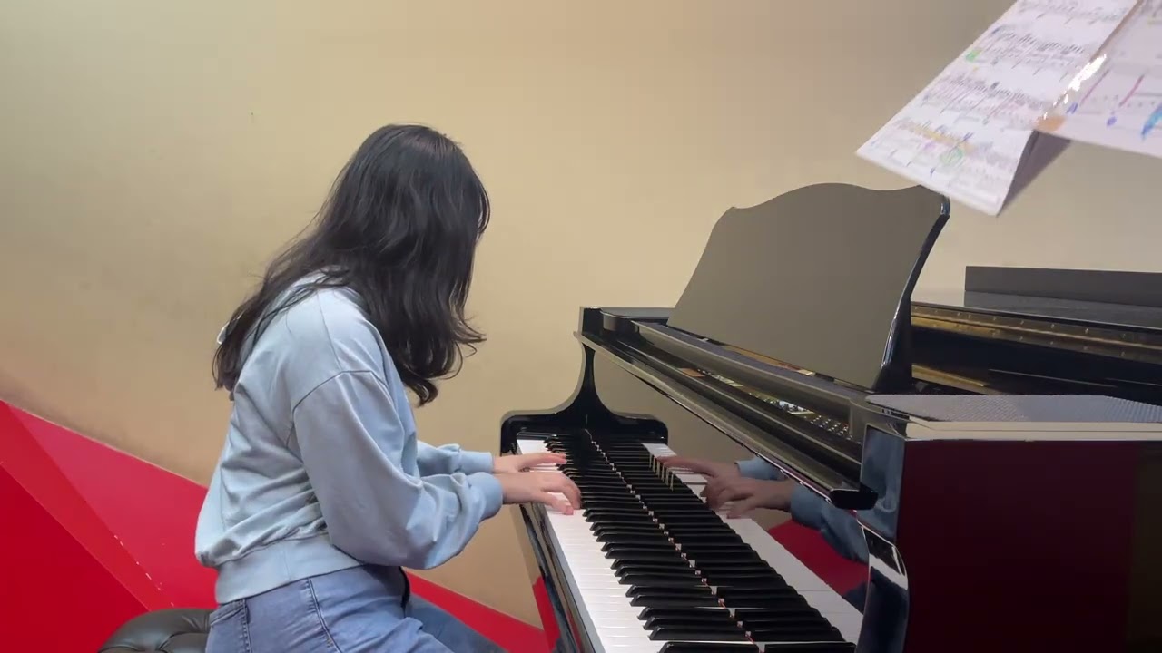 2026/2/3，劉亭妤(14y)豐南國中2年級(練習篇30)，喬治·溫斯頓《卡農變奏曲》Variations on the Canon by Pachelbel/George Winston