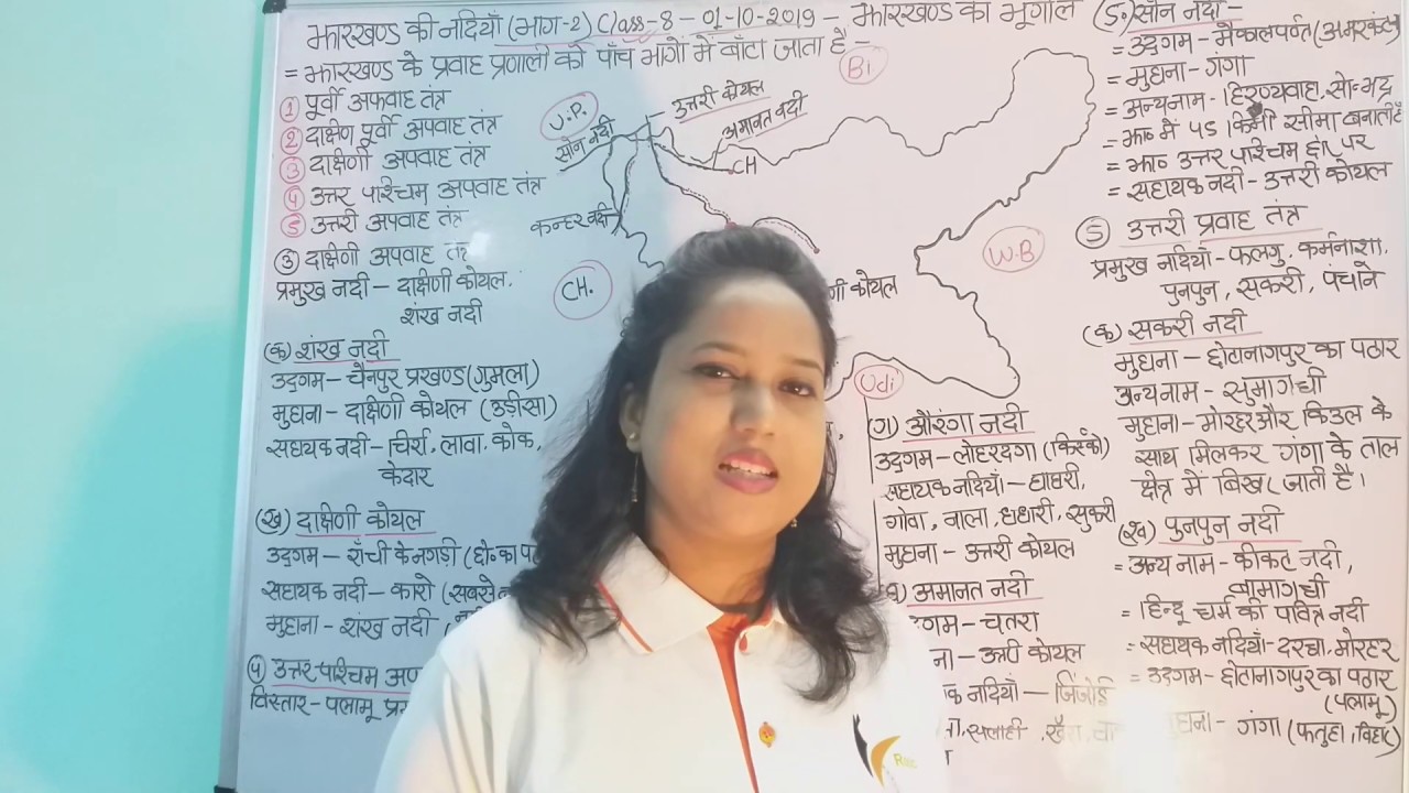 #JSSCCGL #JPSC झारखंड की नदियाँ ( भाग-2) (CLASS-8) FOR-JSSC CGL
