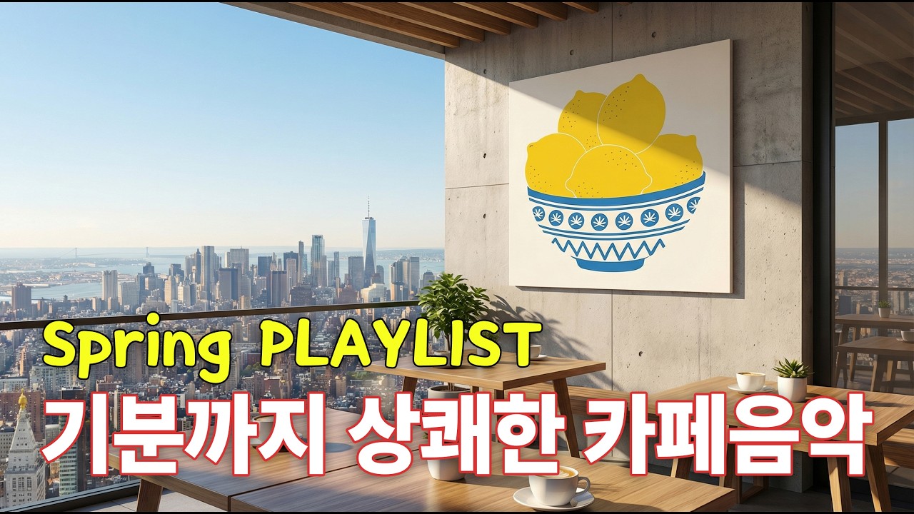 [Playlist] 설레는 카페 팝 ☕ 햇살 같은 감성 음악 30분
