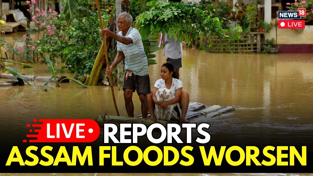 LIVE Assam Floods 2025 | Landslides Batter Northeastern States Amid Rain Fury, Death Toll Rises N18L