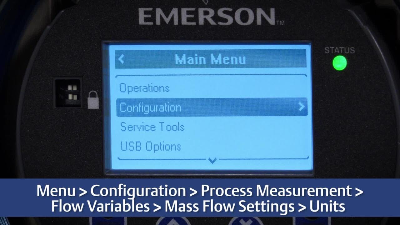 Micro Motion Coriolis Meter Characterization and Configuration Using the Transmitter Display