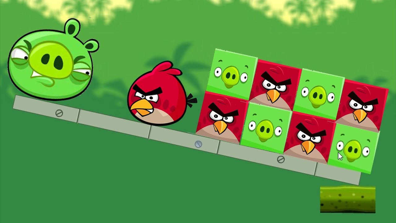 Angry Birds Kick Piggies - RED KICK ALL PIG TO RESCUE STELLA!