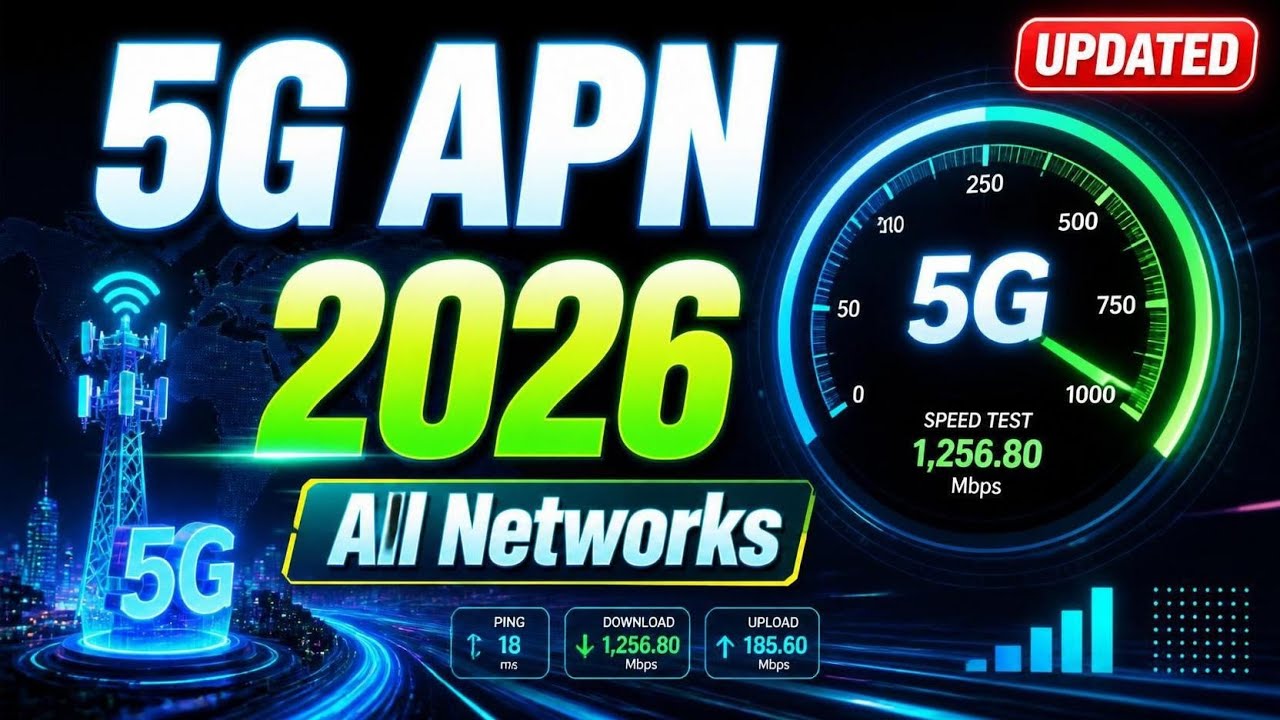New 5G APN Settings for Android | Super Fast Internet Tricks 2026