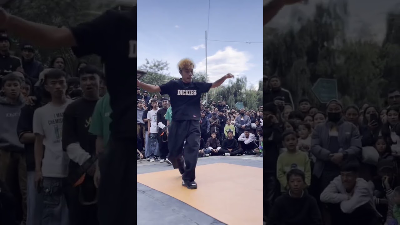 From the floor to your screen, breakdance vibes! Bboy Scarface 